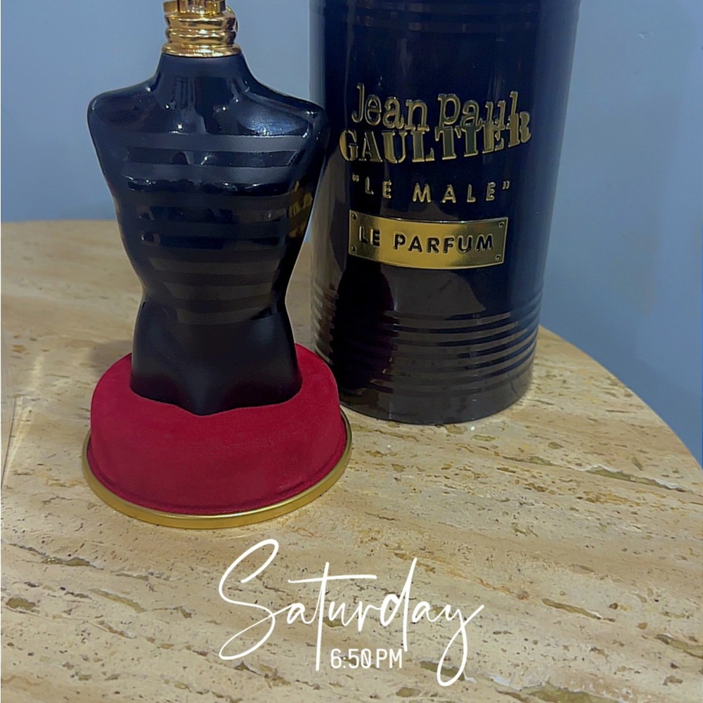 Jean Paul Gaultier Le Male Le Parfum Black and Gold Bottle